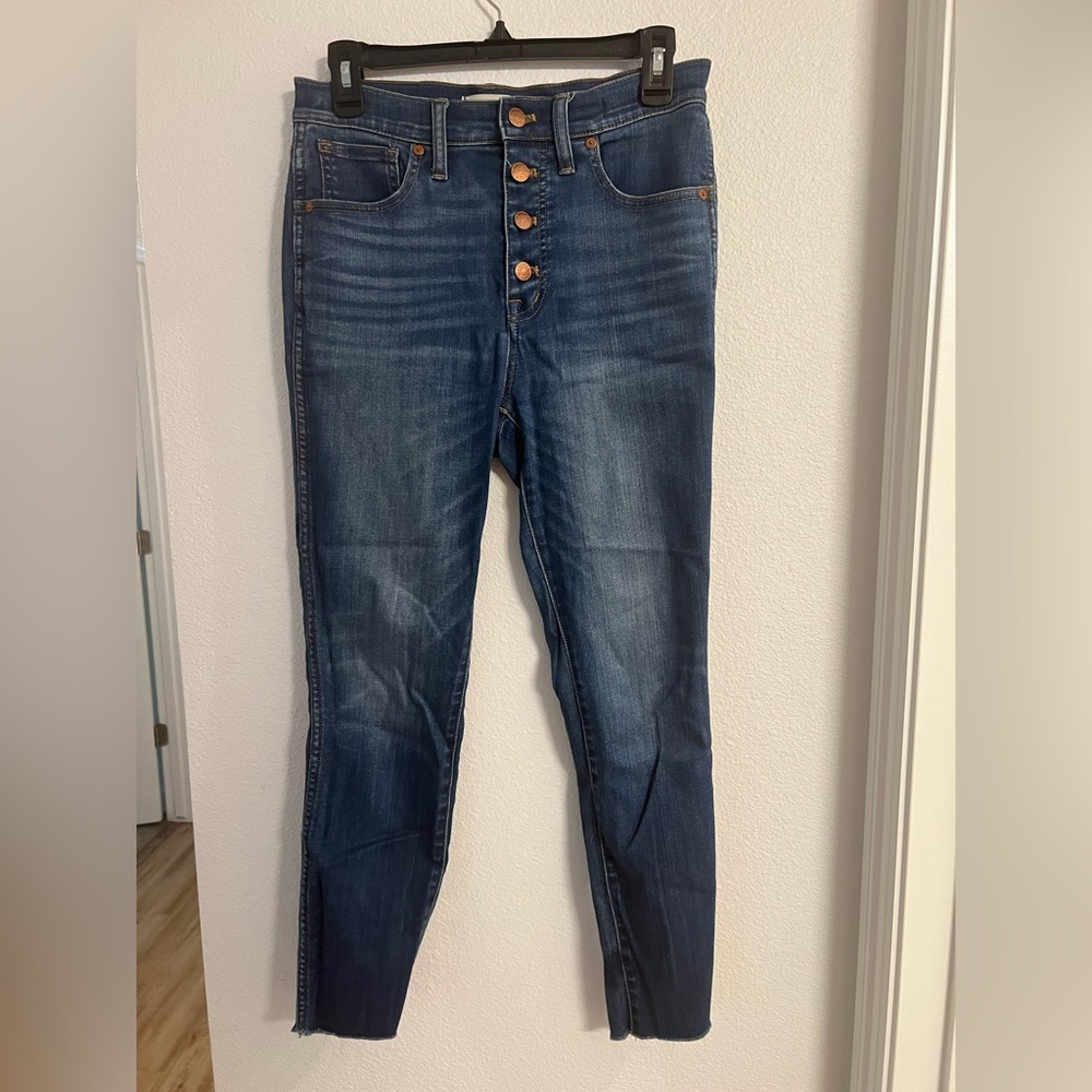 Madewell 10” high rise skinny crop